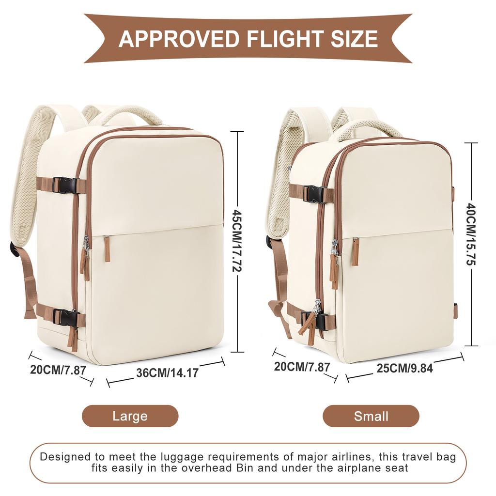 Сумка для самолета, рюкзак для ручной клади Ryanair 40x20x25 45x36x20, деловой дорожный рюкзак, водонепроницаемый рюкзак для ноутбука