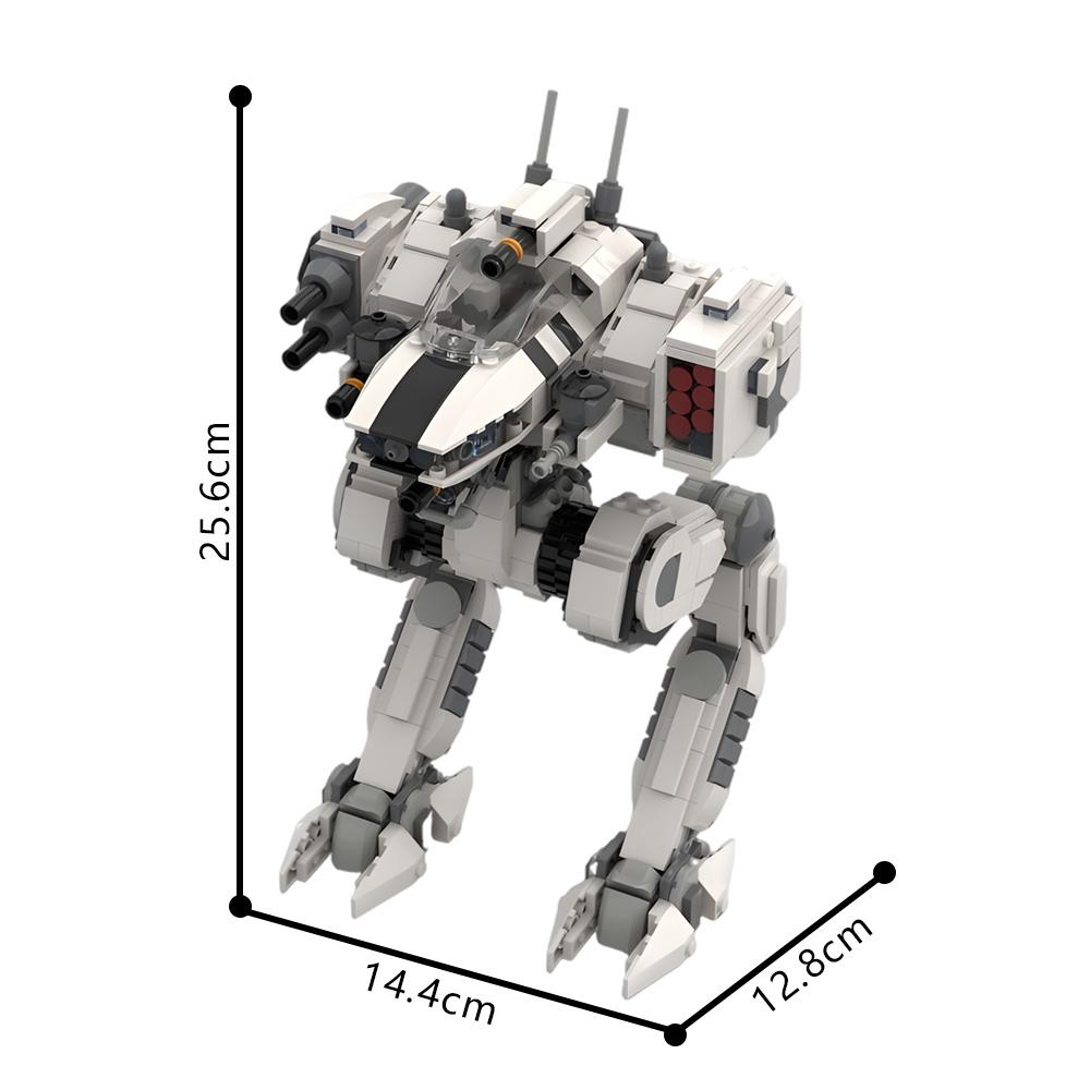 Gobricks MOC-213341 Боевой мех Осирис Строительные блоки Игрушки Подарки