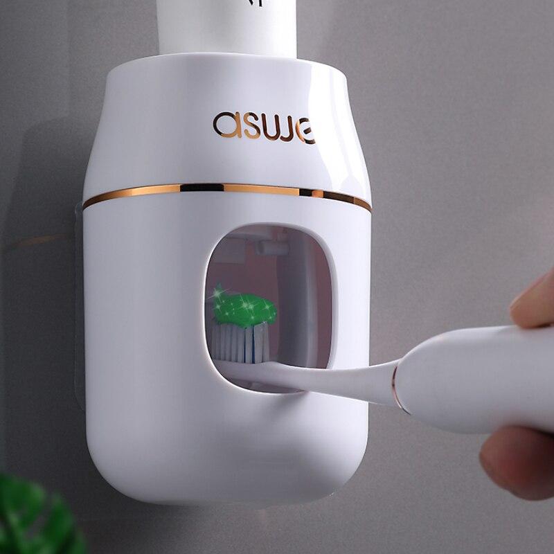 Креативный автоматический дозатор зубной пасты, настенный соковыжималка для зубной пасты, водонепроницаемый набор аксессуаров для ванной комнаты