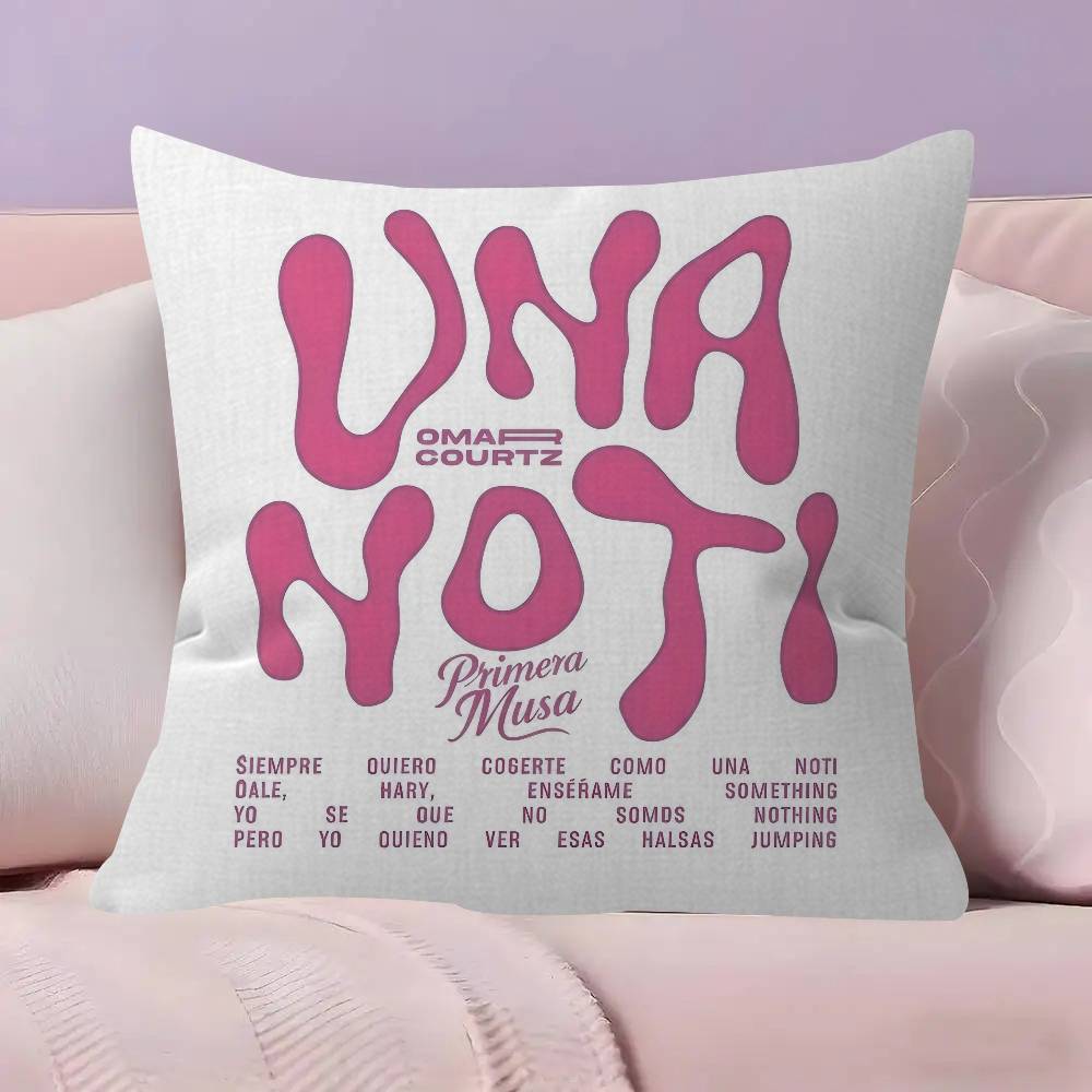 SINGER OOmar Courtz Album Pillow Cover Design cushion Cover decor Holiday Decorati