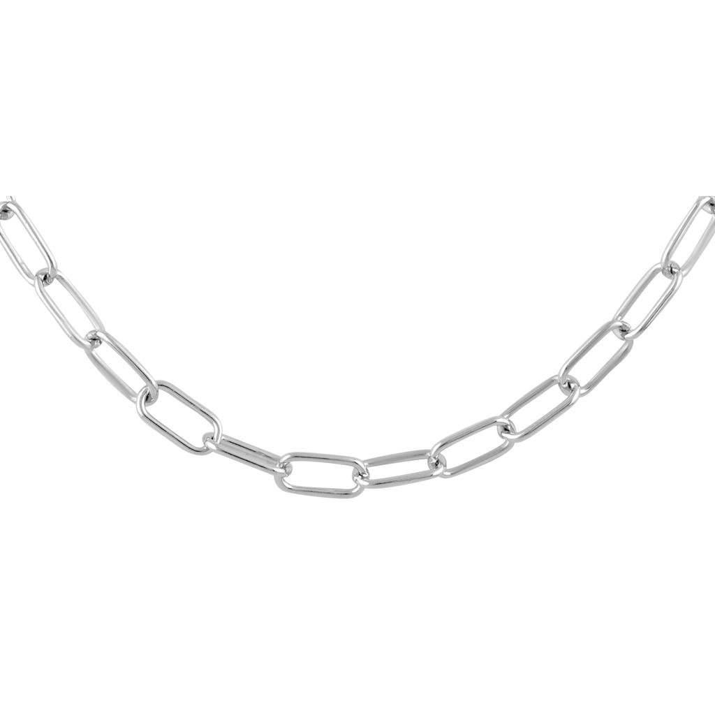 Серебряное колье без камней (2126348)