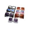 Square Sunglasses Women Black Oversized Sun Glasses Female Retro Vintage Big Frame Gradient Mirror