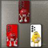 M-MS Шоколадный чехол для телефона Samsung S 25,24,23,22,30,21,10,9,Ultra,Plus,Lite,FE,4,5 G Мягкий черный чехол