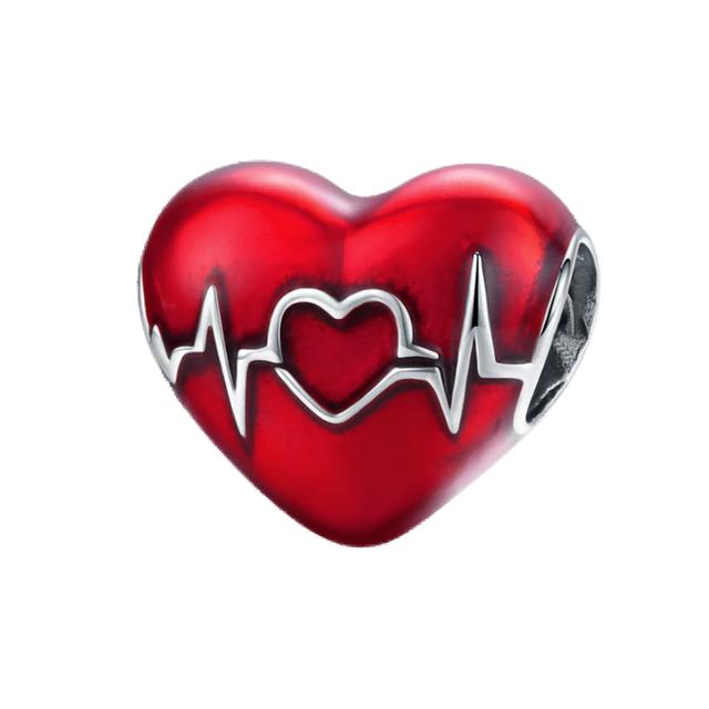 Аксессуары ко Дню матери, стерлингового серебра 925 пробы, бусины, подвески в форме сердца для мамы, подходят оригинальные браслеты, женские ювелирные изделия, подарок