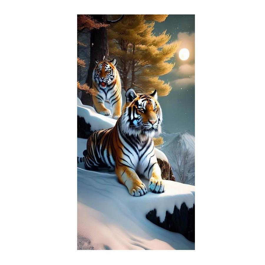 Алмазная живопись Новая коллекция Тигр Diy Полная вышивка стразами Дикие животные Мозаика Наборы для вышивки крестом Декор для стен