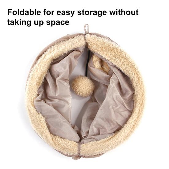 Игрушка-труба для кошек, погремушка, бумажный дизайн, избавляющий от скуки, складная игрушка-туннель для отдыха котят, товары для кошек