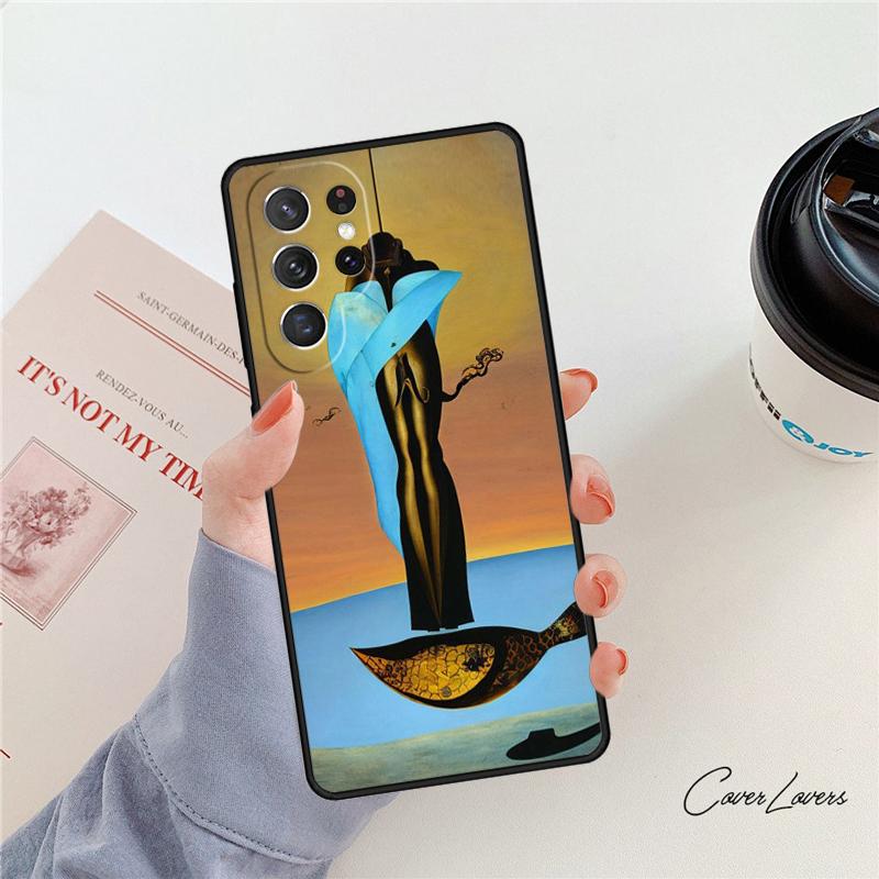 Чехол для телефона с картиной Сальвадора Дали Для Samsung Galaxy S24 S25 S23 S22 Ultra Note 10 20 Plus S20 S21 FE Чехол