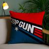 Классический Фильм T-Top Gun Наволочка Мягкий Короткий Плюш Двусторонний Принт Домашний Декор Машинная Стирка Наволочка Подарок