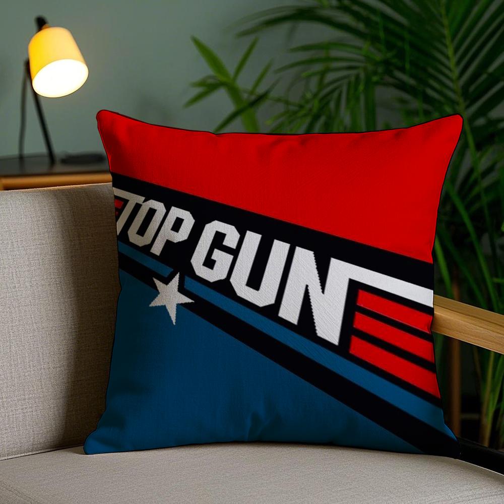 Классический Фильм T-Top Gun Наволочка Мягкий Короткий Плюш Двусторонний Принт Домашний Декор Машинная Стирка Наволочка Подарок
