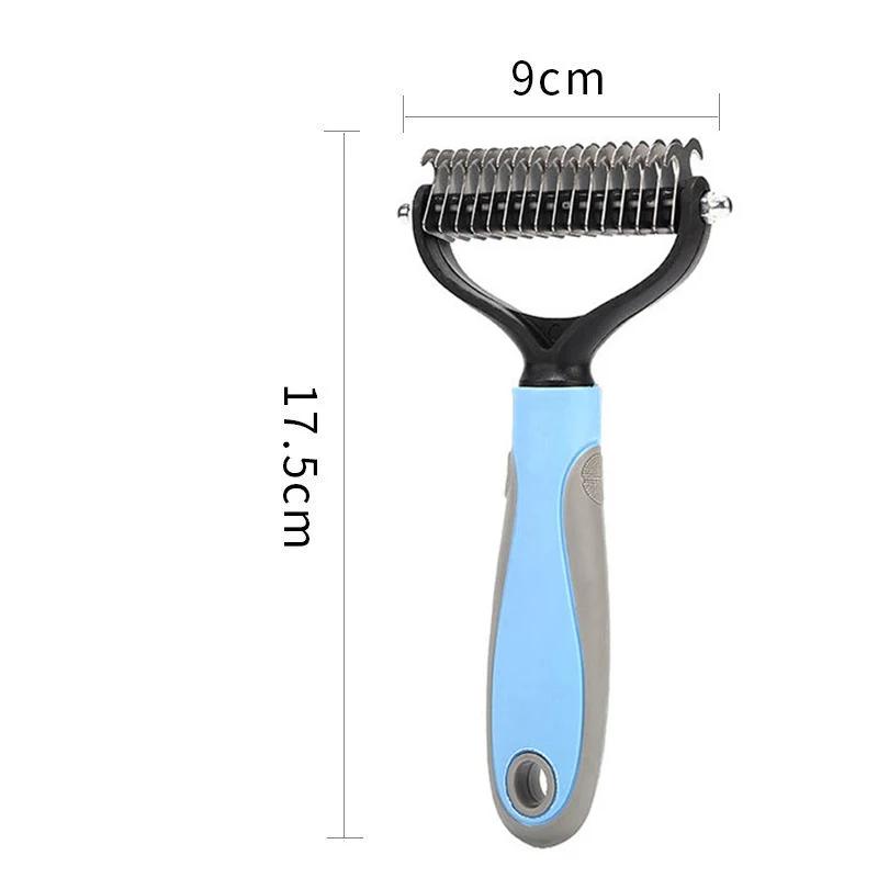 Щетка для удаления шерсти у домашних животных, средство для удаления колтунов у домашних животных, расчески для кошек, расчески для удаления шерсти, средства для ухода за собаками, средства для линьки