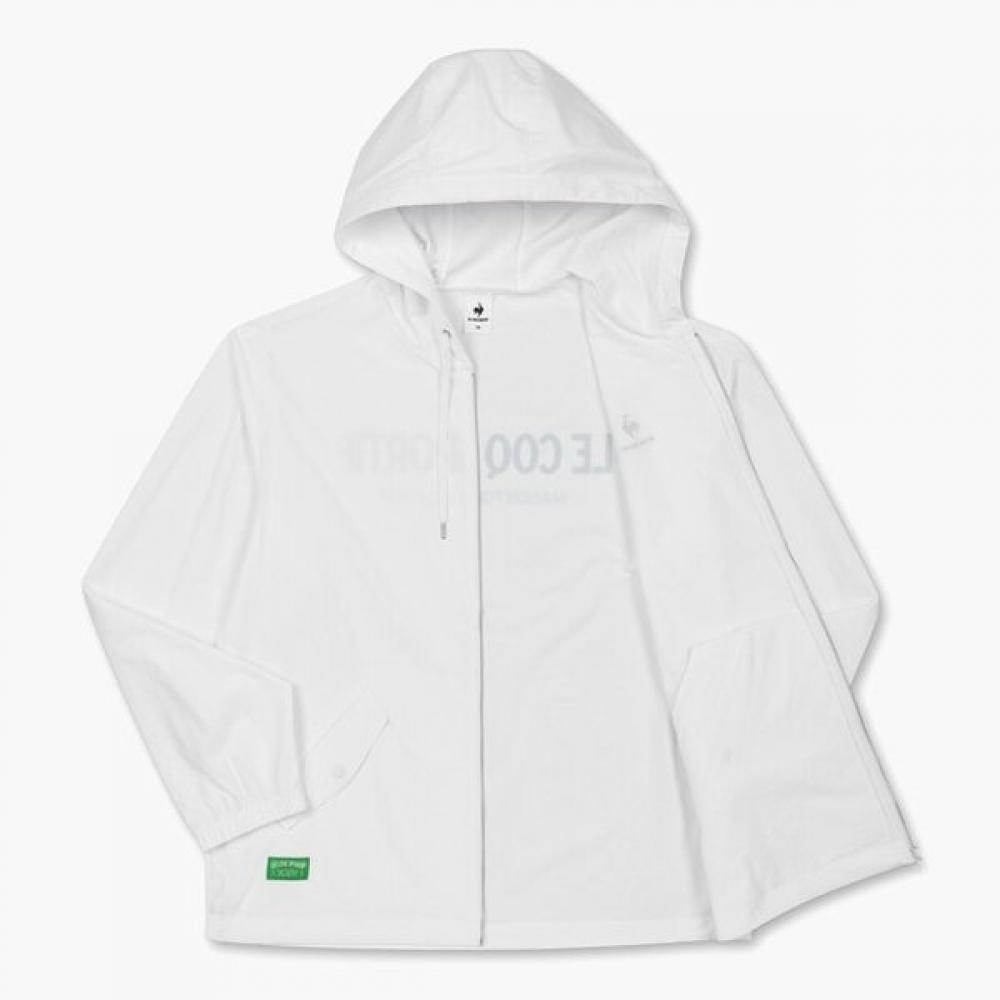 Le Coq Sportif Womens Lightweight Linen Hooded Jacket Owt Qp323tjk71