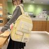 Школьный рюкзак новый высококачественный в стиле колледжа свежий и милый рюкзак конфетных цветов для учеников средней школы легкий рюкзак