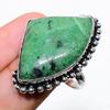 Ruby Zosite Lab-Created Handmade 925 Sterling Silver Jewelry Ring Size 8 S9c46