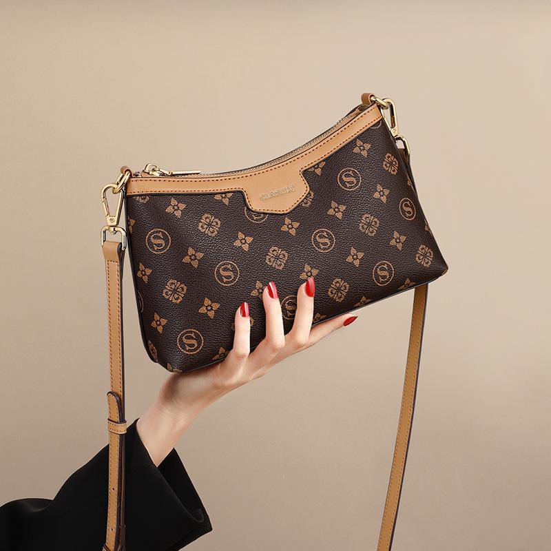 Bag Fashion Mom Bag Middle-aged Shoulder Backpack Women's Crossbody Bag Textured Small Bag