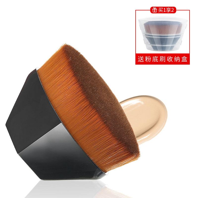 55 Magic Foundation Brush Makeup Set Non-Absorbent Foundation Liquid Loose Powder Brush Tool Portable Makeup Brush