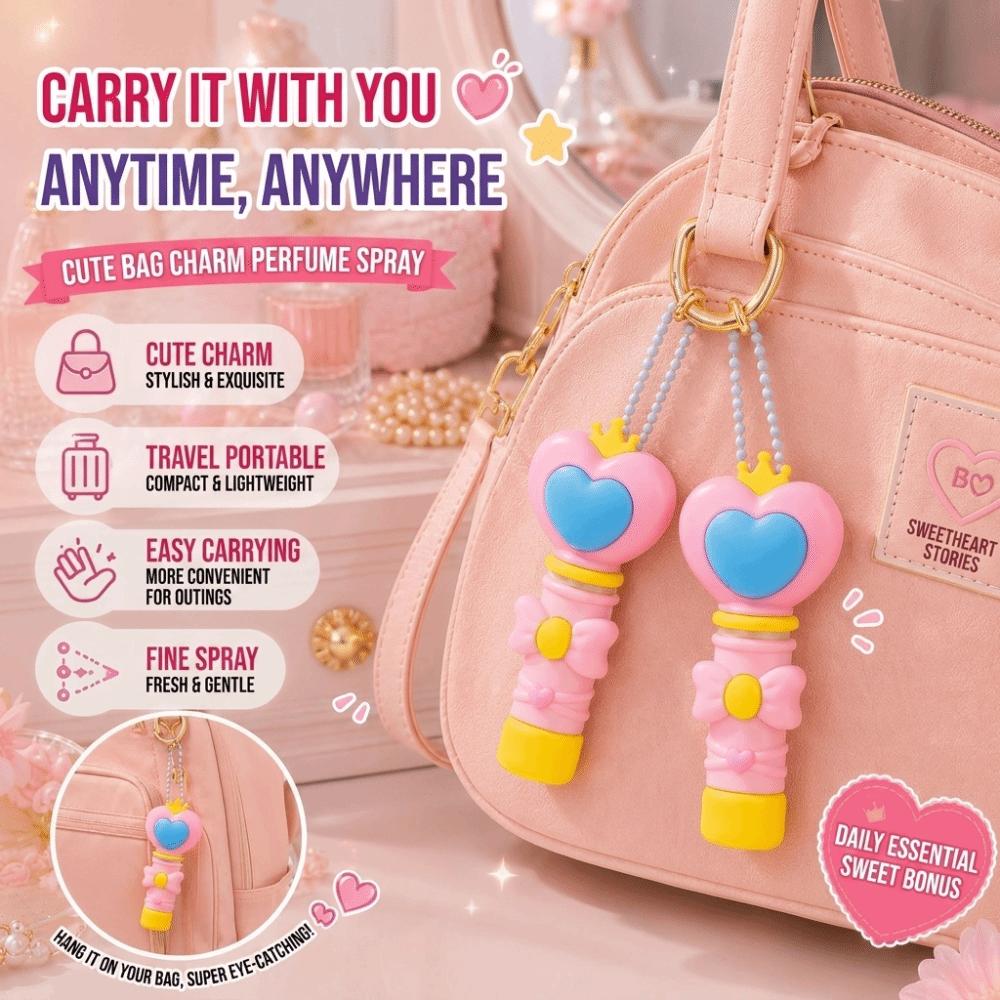 Fairy Wand Perfume Atomizer Bottle PVC Cosmetic Container Fashion Perfume Bottle for Women Girls