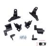 BHL586 Headlight Holder Mount Repair Bracket Tab Set Right Left Side for Toyota Corolla MK12 E21 Sedan 2019-On 81150-02T51 81110-02T51