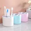 Toothbrush Storage Rack Multi-Purpose Toothpaste Holder Grids Design Makeup Brush Organizer Bathroom Accessories