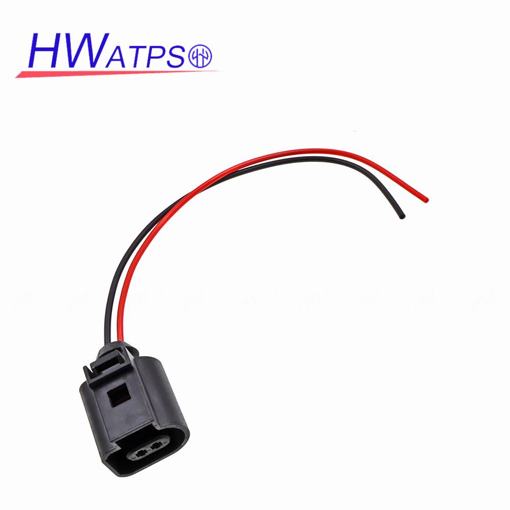 For VW Bora Eos Golf Jetta Lupo Passat Polo Skoda Superb Seat Altea Sensor Universal Plug Connector 2Pin 1K0965561J 1J0973702
