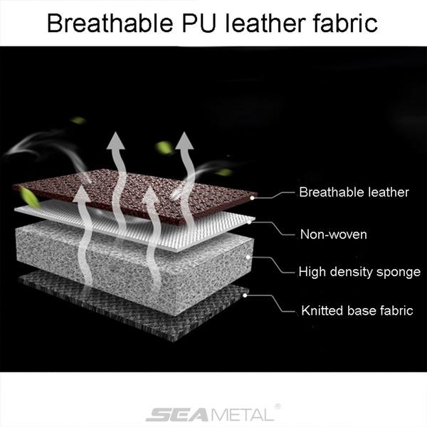 Универсальная дышащая накидка на сиденье автомобиля из ПУ кожи