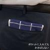 Imabari Towel Half Handkerchief Set 2 GrayNavy Approximately 13x25cm Graph Check Made Japan Absorbent