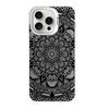Цветочный чехол с узором Мандала Тотем для iPhone 16 11 12 13 14 15 Pro Max XR 8 Plus, устойчивый к царапинам, двухслойный, из твердого пластика IMD