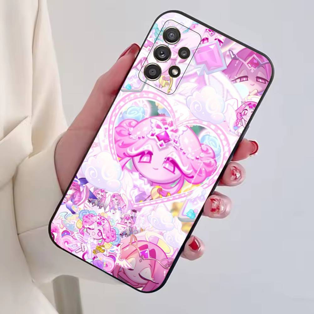 C-Cookie Run Game Phone Case For Samsung S25,S24,S21,S22,S23,S30,Ultra,S20,Plus,Fe,Lite,Note,10,Black Cover