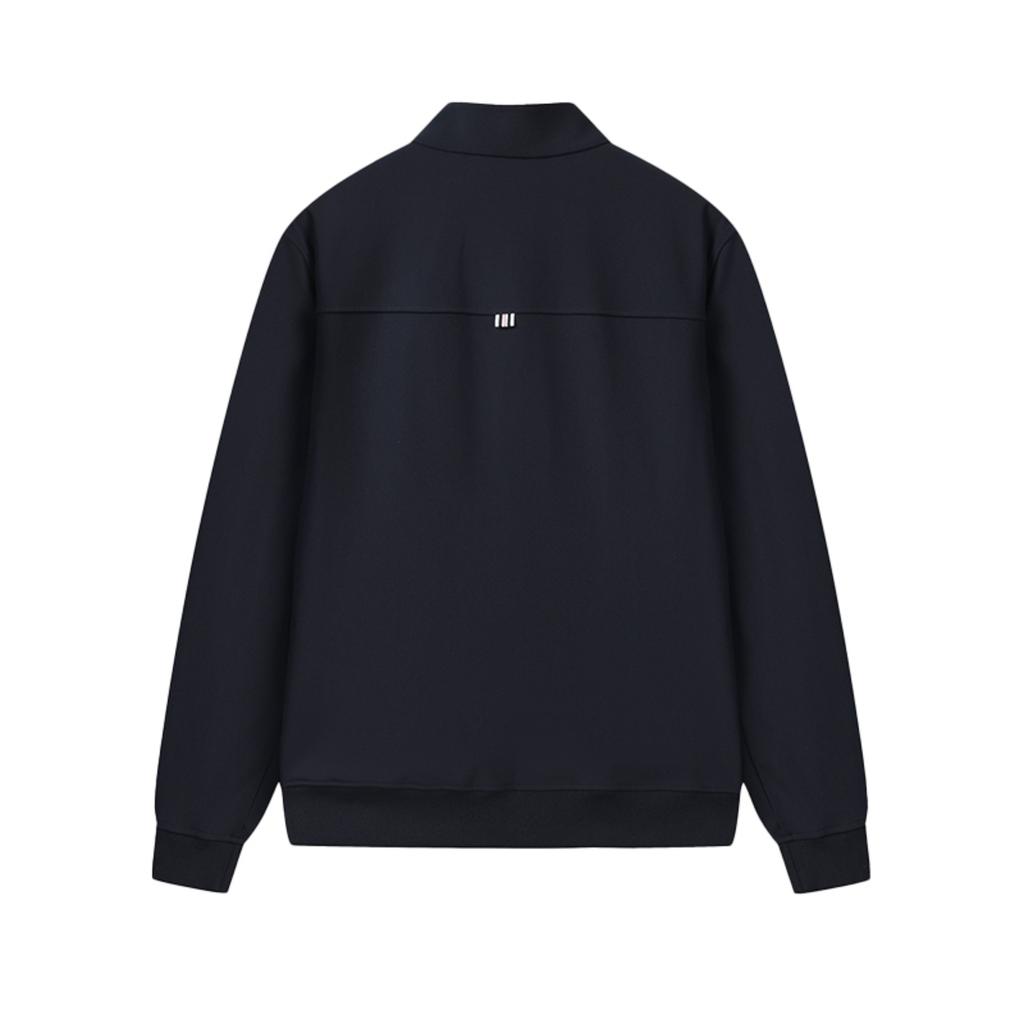 Fila Наследие Классический Простой Модный Удобный Универсальный Вязаный Жакет Мужские куртки Легендарный-Синий F11M548501FNV