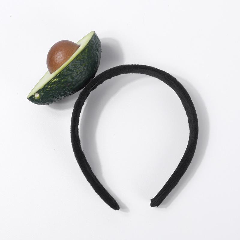 Креативные 3D-ободки для волос с овощами: Аксессуары для волос из моркови, перца, баклажана и зеленых овощей для женщин