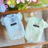 Summer Thin Pet Clothes Mesh Hollowed Out Breathable Dog Cat Clothes Flying Sleeve Vest Cute Sun Protection Cooling