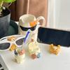 Кошка Орнамент Многофункциональный Телефон Планшет Очки Ручка Держатель Настольное Украшение для Дома Оцелот