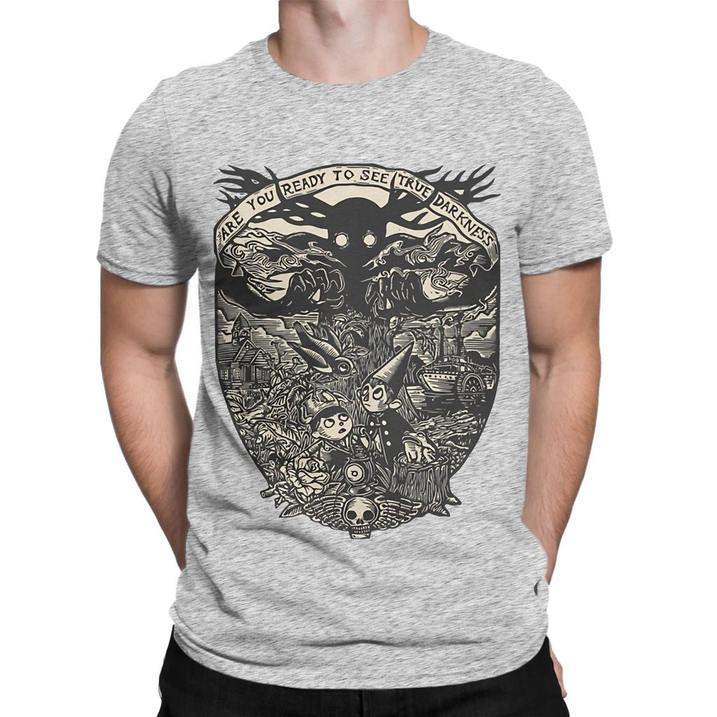 oOver the garden wall black Funny 100 Cotton TShirt oOver the Garden Wall Tops Tees For Unisex