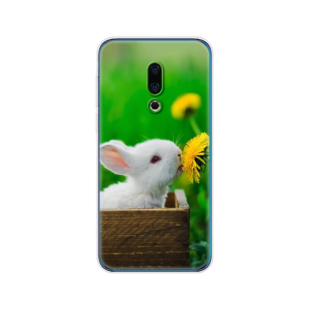 For Meizu 16th Cases 6.0'' Silicone Case For Meizu 16th Plus Etui Cover 6.5''Soft TPU Phone Back Cover Bumper Coque Etui Cartoon