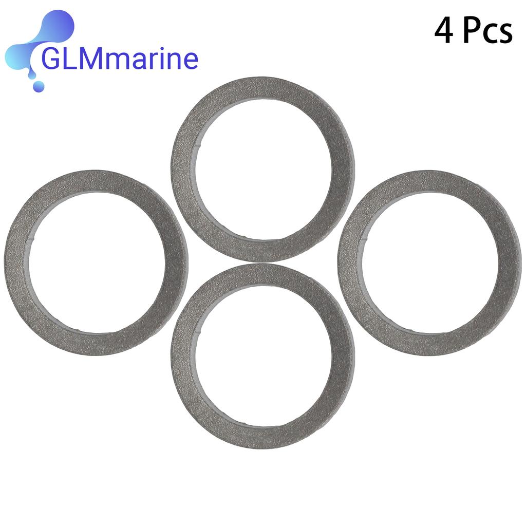 4 PACK Compatible with YAMAHA Outboard Oil Drain Screw Gasket 4-Stroke 90430-14M09-00
