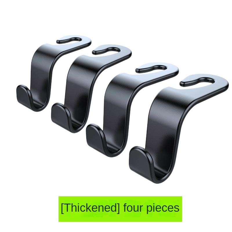 1/2/4 шт. Универсальный авто крючок для подголовника сиденья, вешалка для хранения автомобиля, органайзер на заднее сиденье, держатель, аксессуары для салона автомобиля