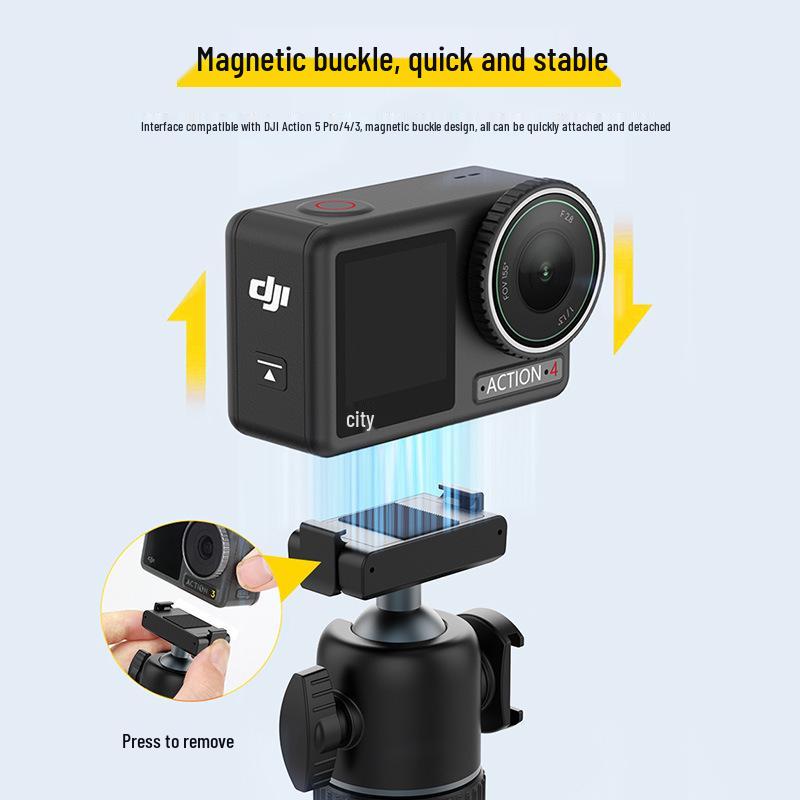 Магнитный быстросъемный штатив-удлинитель DJI Osmo Action 5 Pro/4/3 для спортивных камер