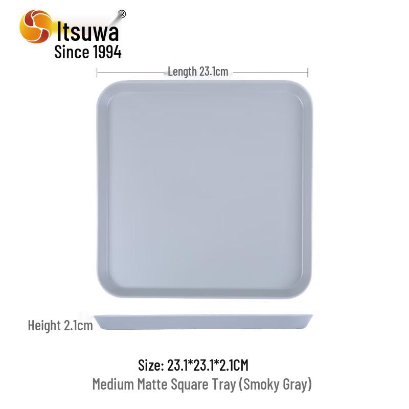Ins Style Matte Melamine Rectangular Serving Tray