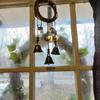 1PC Rattan Ring Witch Bells Protection Door Witch Wind Chimes Wreath Handmade Hanging  Magic Wind Chimes