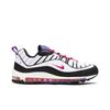 Air Max 98 'Raptors' (унисекс) Белые / Черные / Психически фиолетовые Беговые кроссовки 640744 110