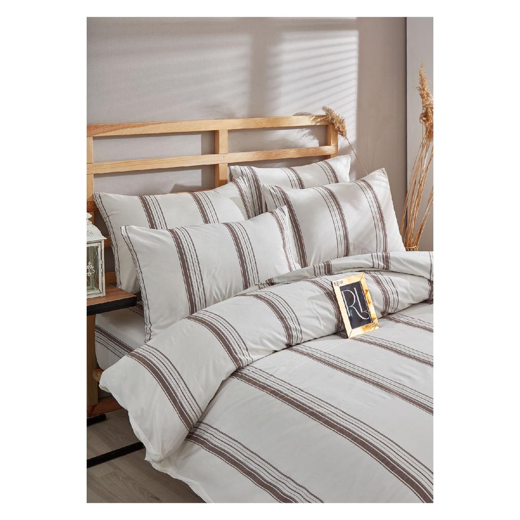 Двойной комплект пододеяльников из органической пряжи Atlantis, окрашенный в пряжу (без листа)