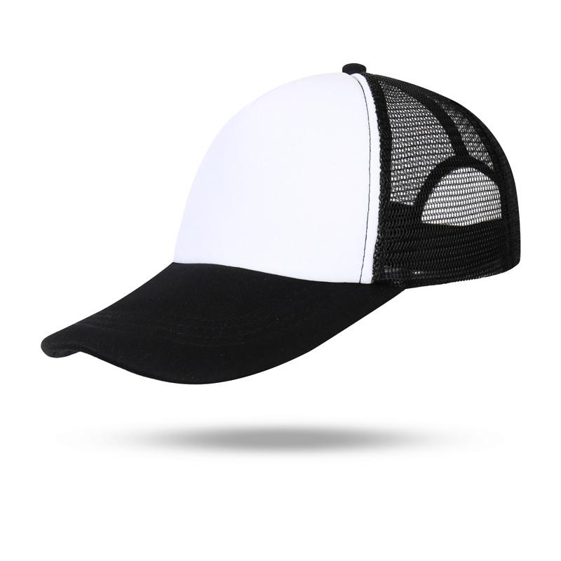 280gsm Adult Outdoor Unisex Blank Plain Sponge Net Cap Trucker Hats Custom Hats Promotional Trucker Hats