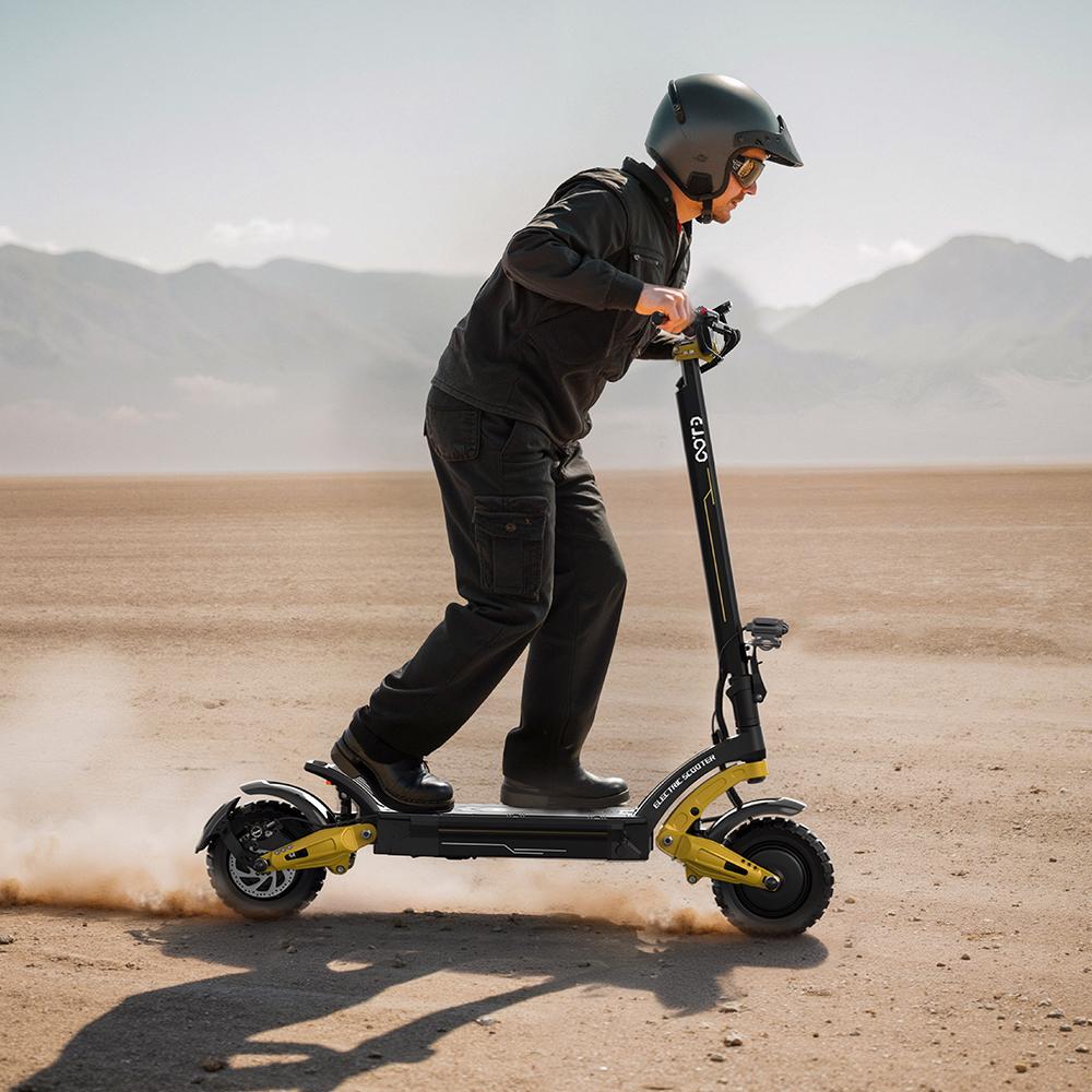 Электросамокат Складной OOTD 10" 1200Втx2 Двухмоторный 23.4Ач Макс. запас хода 60км Нагрузка 120кг Черный S30