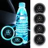 FEN1   1/2pcs Car Coasters with 7 Colors Changing Light For Mercedes Benz C180 C200 C260 C300 W108 W124 W126 W140 W168 W169 W176