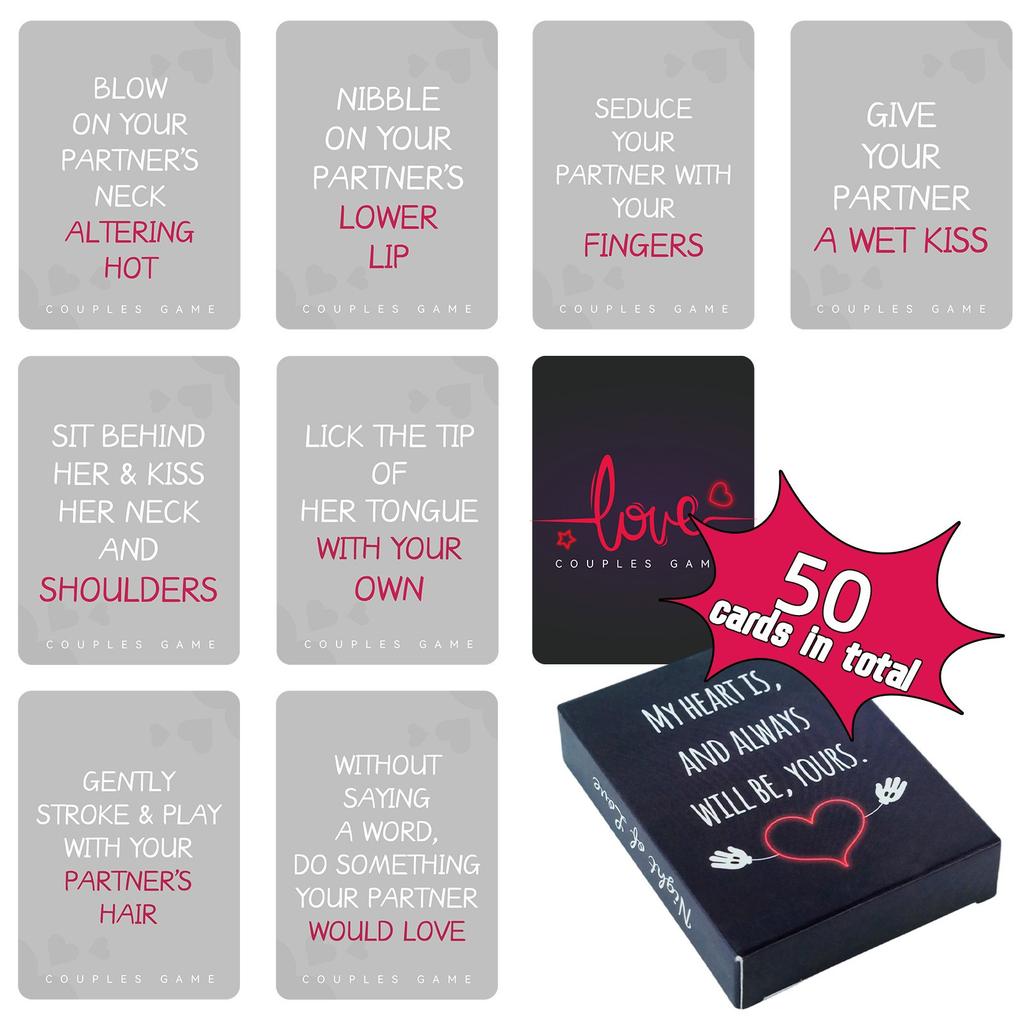 50 Карт для пар, Свидания, Теплота эмоций, Душевные игрушки, Флэш-карты Ужасная карточная игра для пар