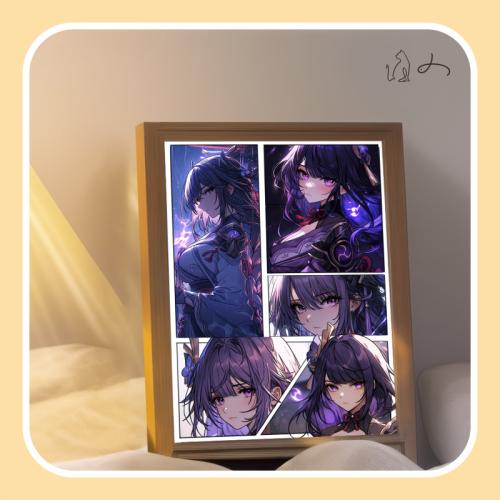 Световая живопись Фигурка Genshin Impact Гань Юй Ху Тао Ёимия Ночник