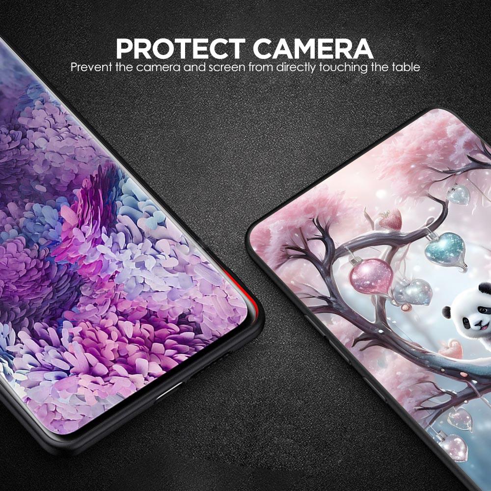 Чехол для телефона 'Детская панда' для Samsung Galaxy A55 A35 A15 A14 A13 A25 A54 A51 A71 A72 A73 A32 A52 A41 5G Мягкий ТПУ Корпус Fundas Capas