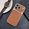 Чехол для iPhone17 Pro Max с текстурой деловой кожи, с окном для быстрой смены и полным покрытием, совместим с Apple 16.