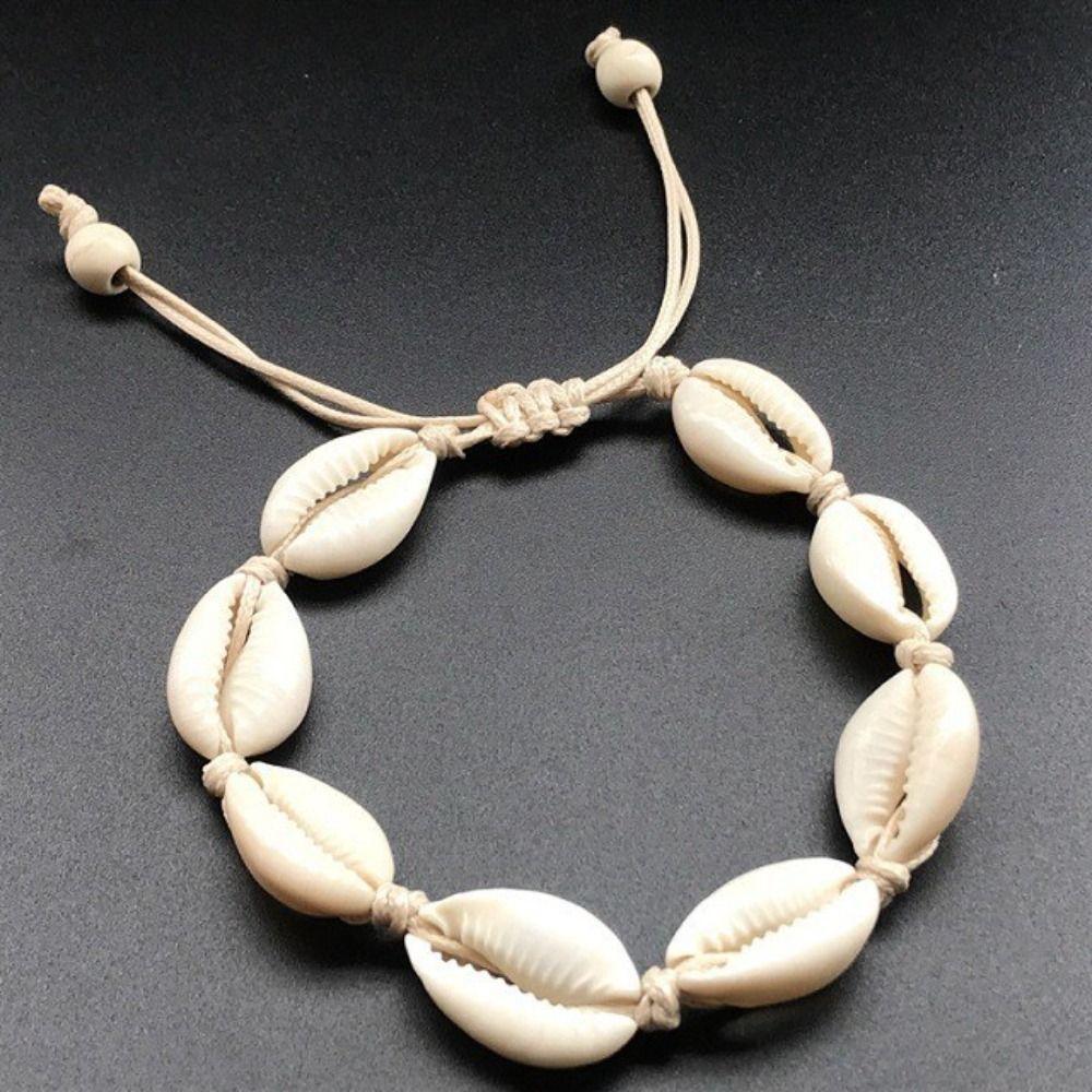 Hand Woven Beach Ankle Chains Starfish Ankle  Accessories Fashion Shell Shaped Anklets  Man