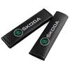 ZUKJ6 1/2pc Car Seat Belt Cover Shoulder Guard Strap Pad Cushion for Skoda Rapid Fabia 1 2 Karop Roomster Yeti Superb Octavia A7 A5 A4