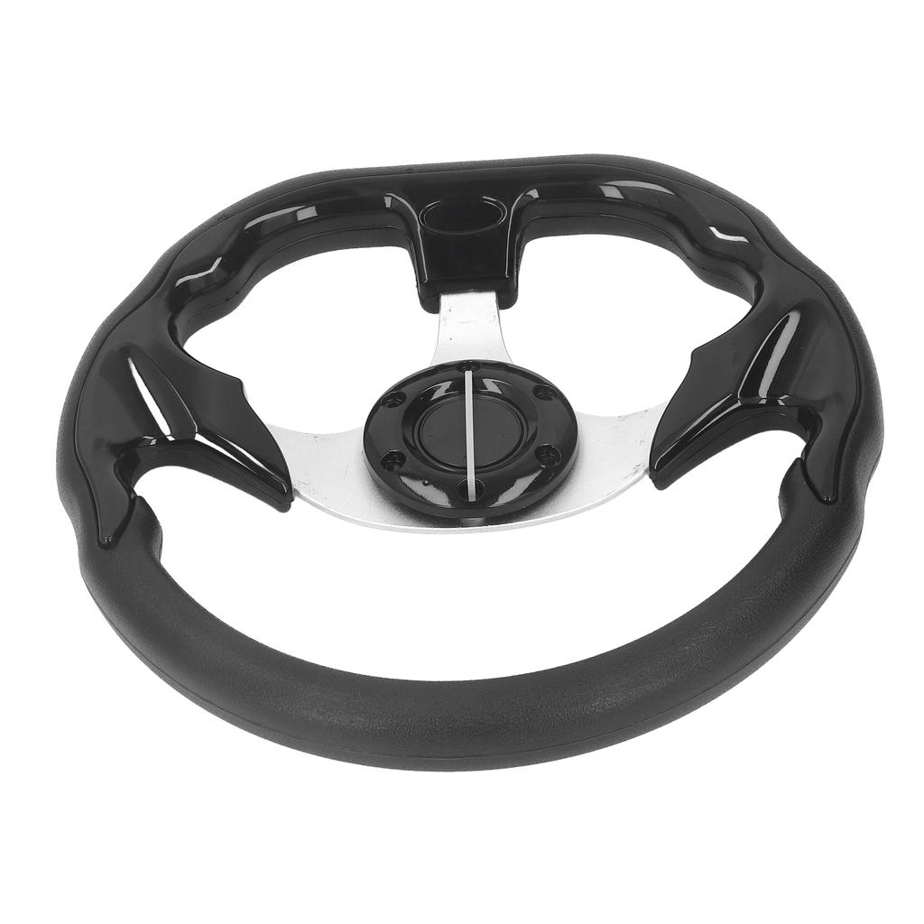 13-дюймовый руль, черная ПУ кожа, гоночный стиль, удобный хват, модификация, замена рулевого колеса для автомобиля